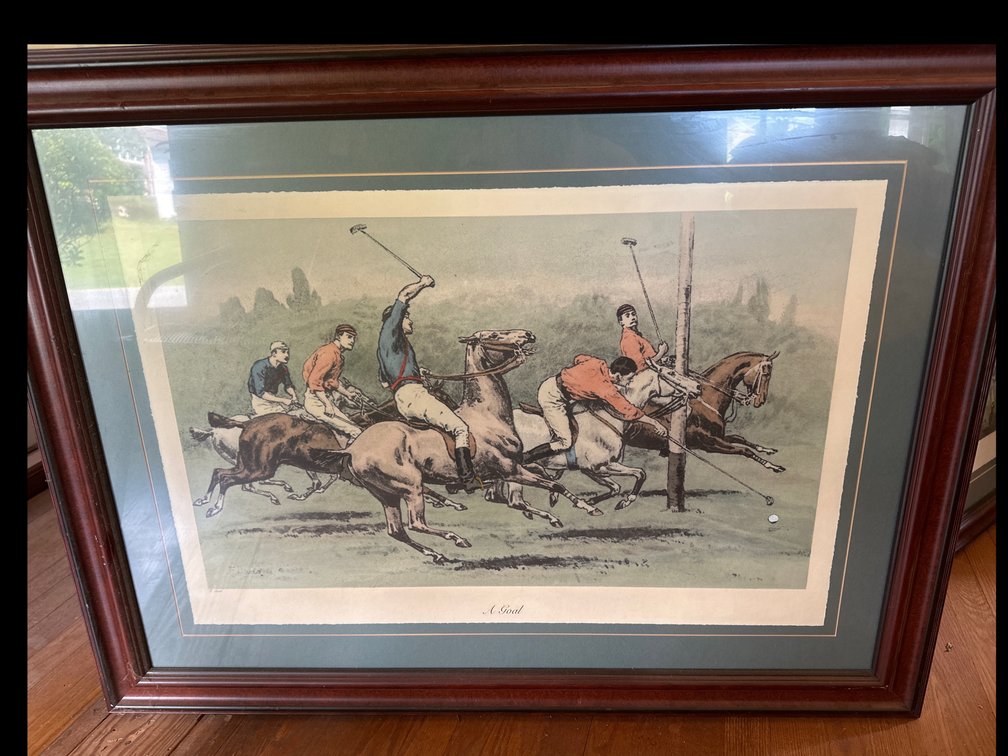 Image for Framed polo pictures