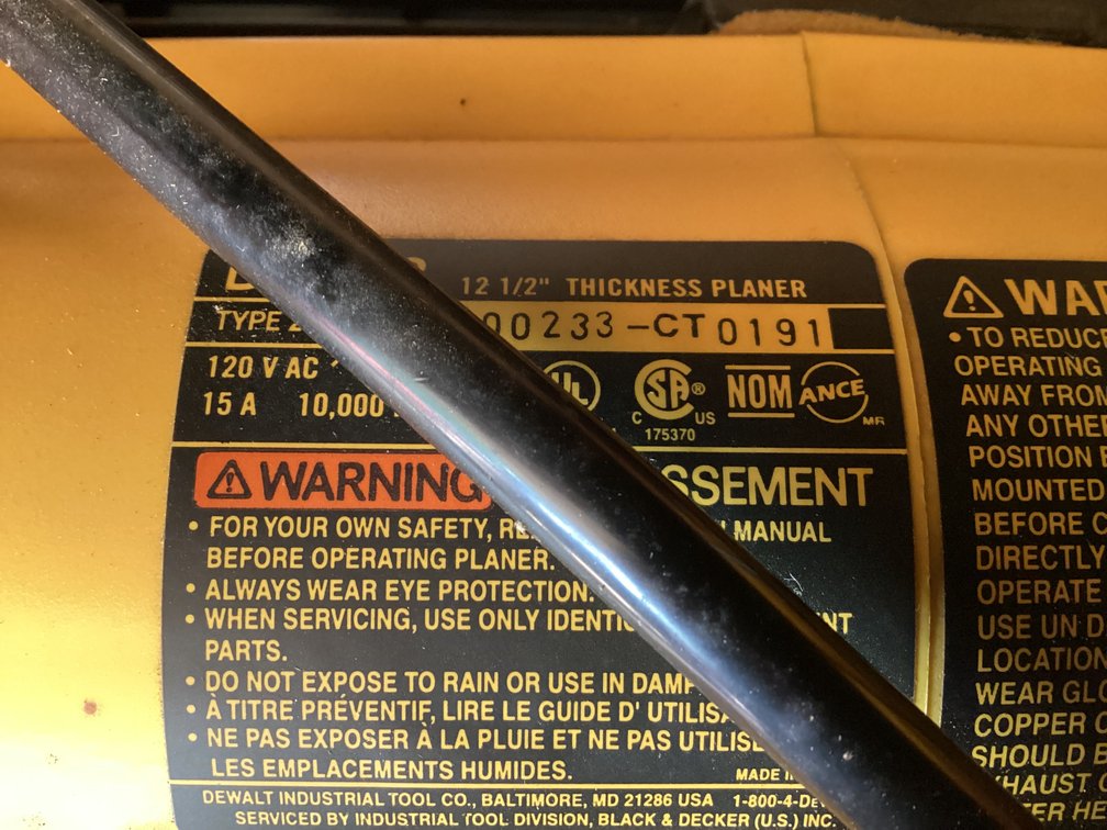 Image for DeWalt Planer