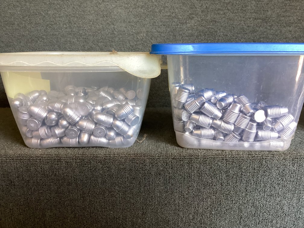 Image for Hand Cast Lead Bullets 45 Caliber & 44 Mag