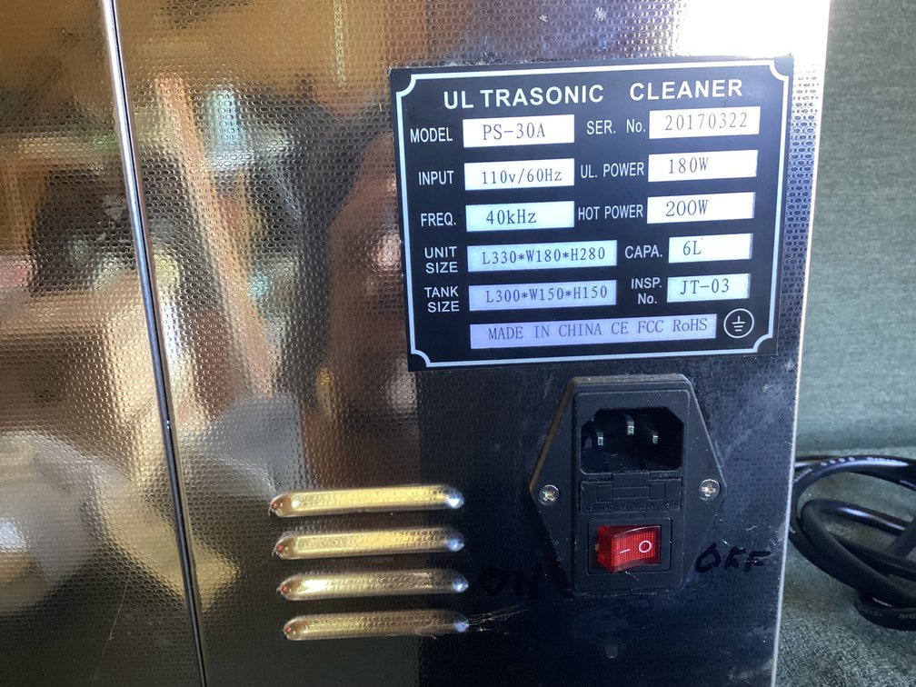 Image for Ultrasonic Cleaner