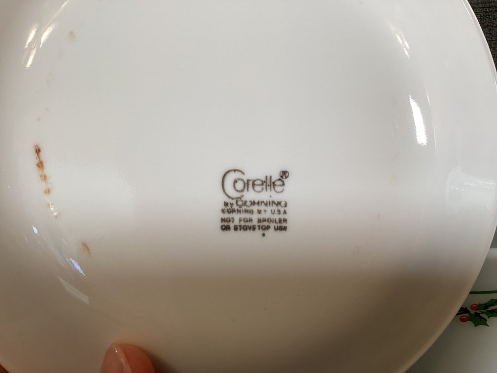 Image for Corning Christmas Dishes