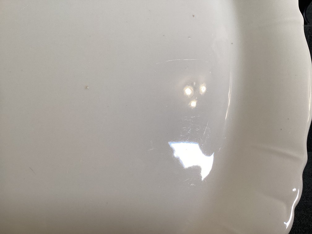 Image for White Ironstone Platter
