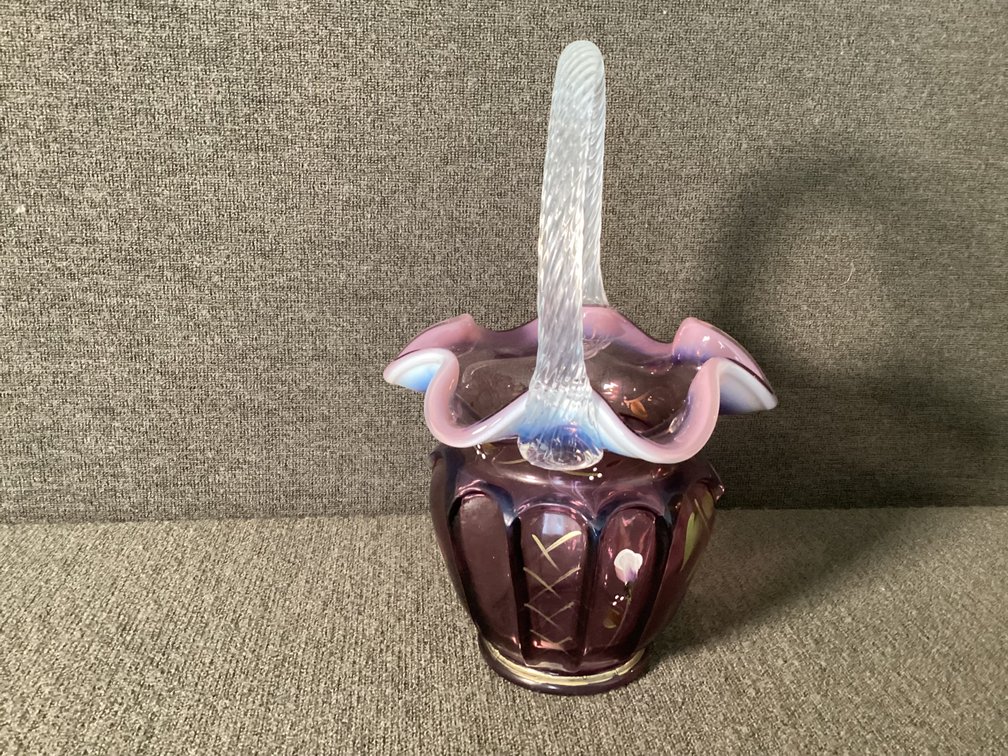 Image for Fenton Opalescent Basket