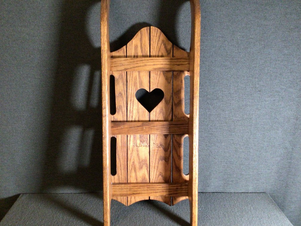 Image for Decorative wooden sleigh