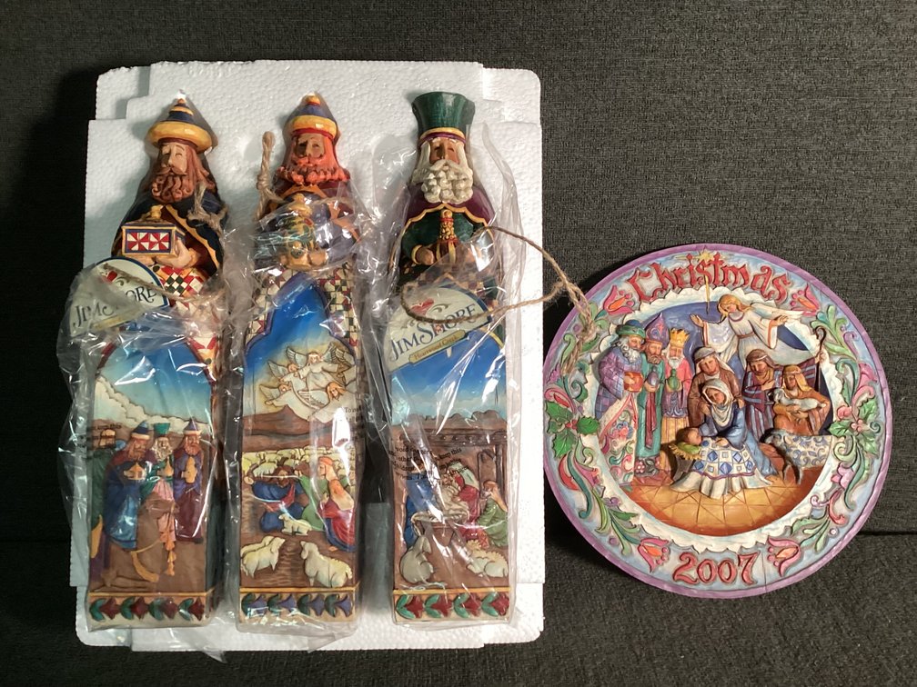 Image for Jim Shore Wise Men and Plate