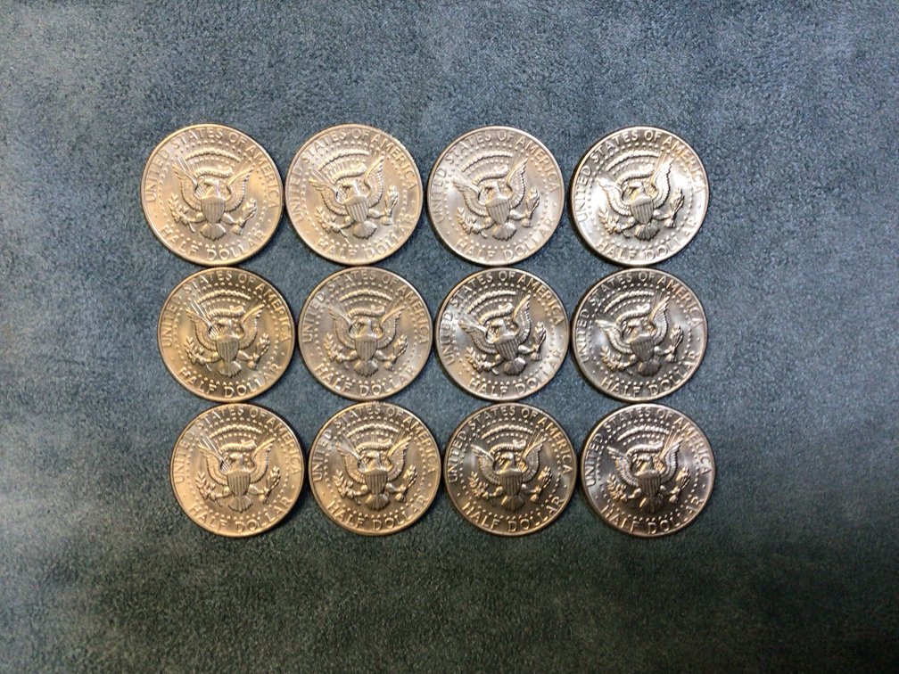 Image for Twelve Kennedy Half Dollars, 1971