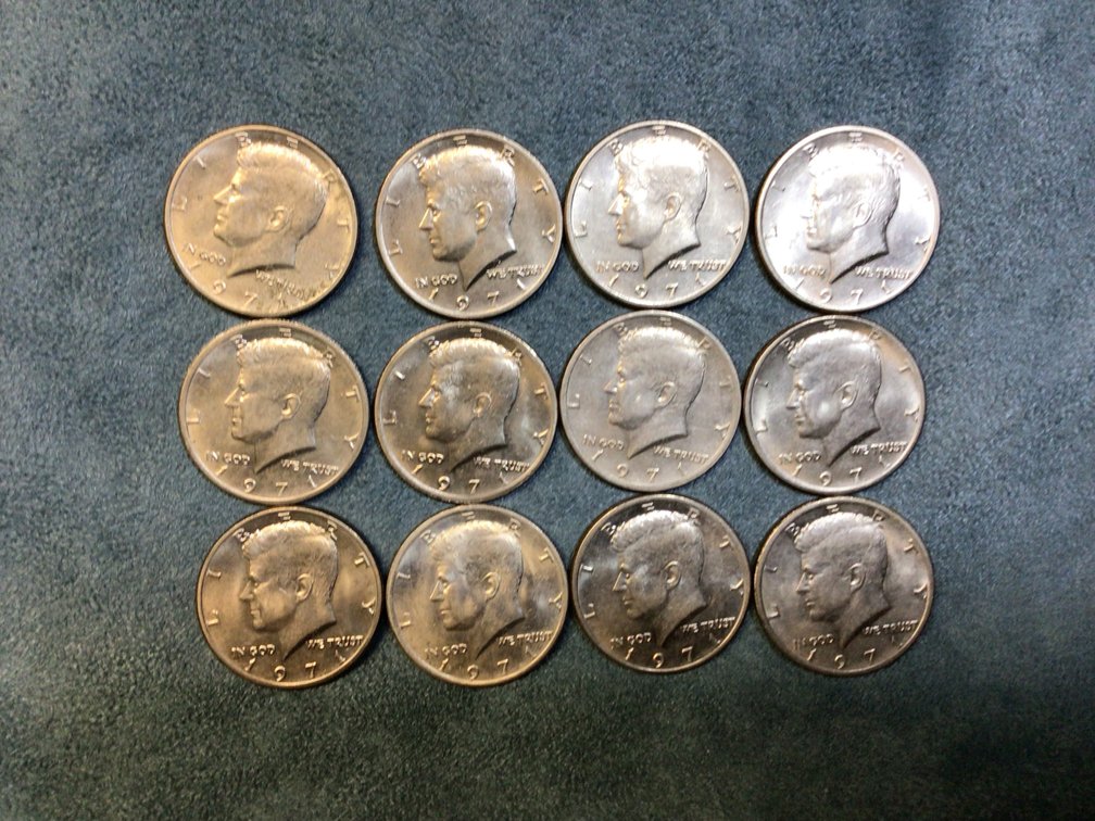 Image for Twelve Kennedy Half Dollars, 1971