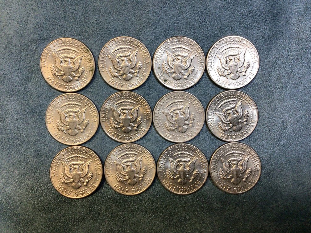 Image for Twelve Kennedy Half Dollars, 1971