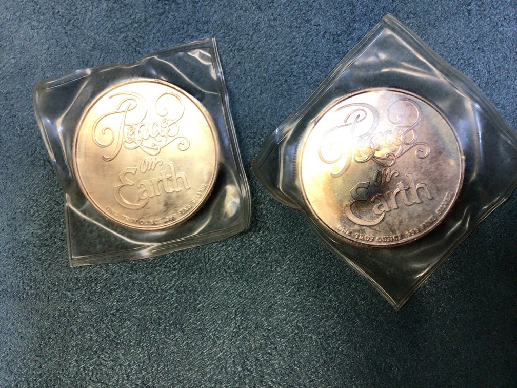 Image for 1 Troy Oz Fine Silver - Christmas Coins