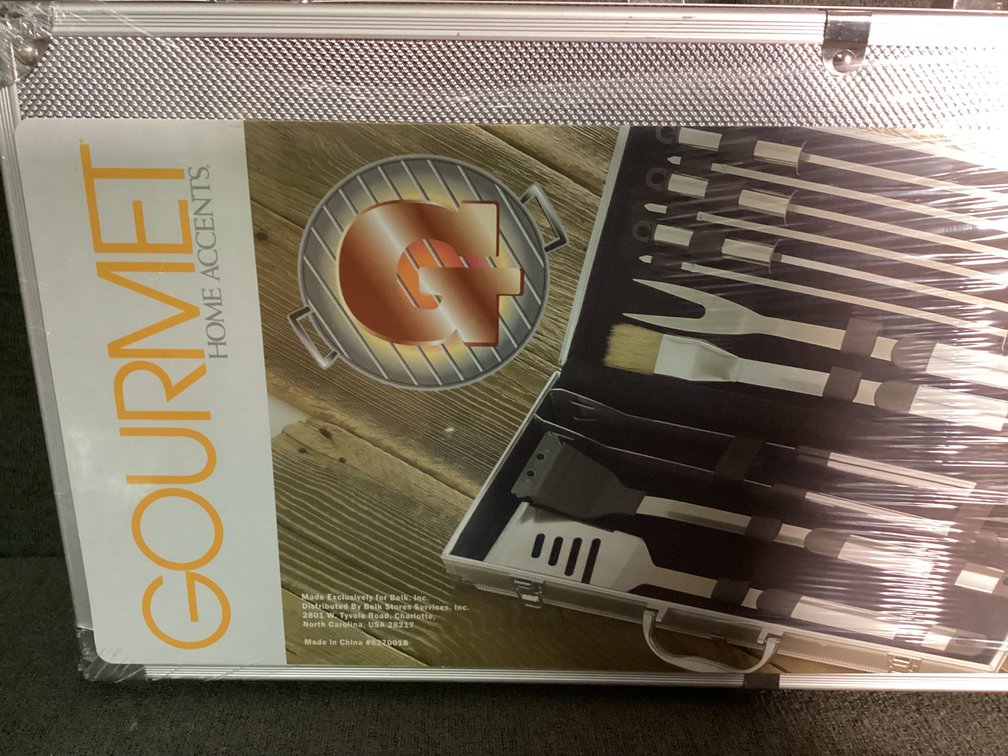 Image for Home Accents Gourmet 12 Pc Stainless Steel BBQ Tools