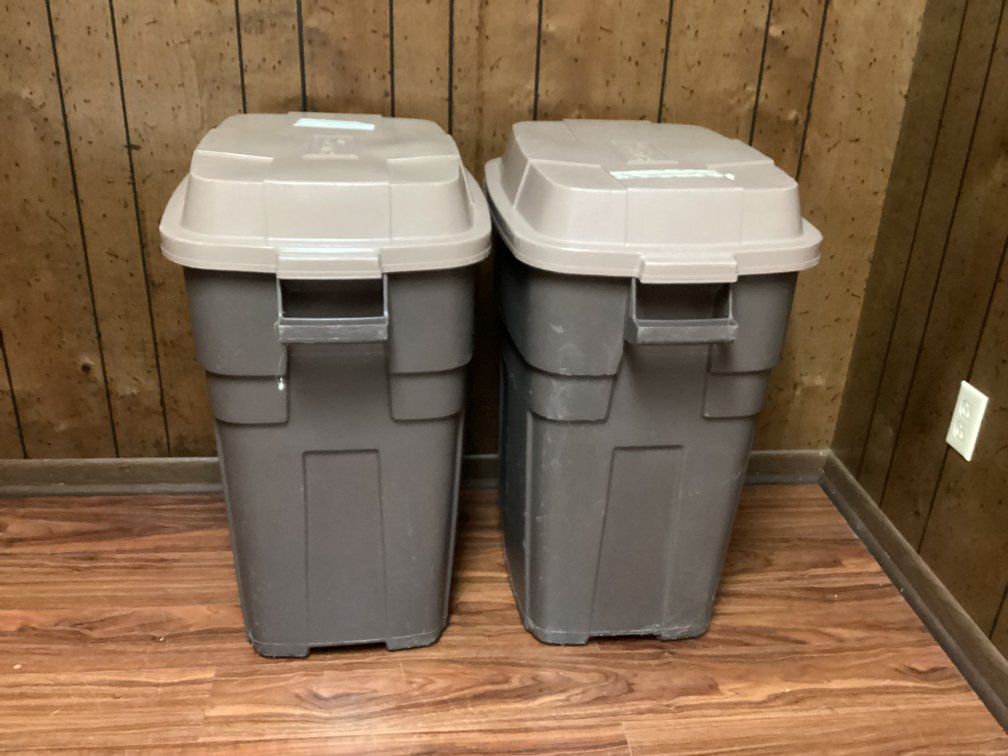 Image for Large Sears Trash Cans