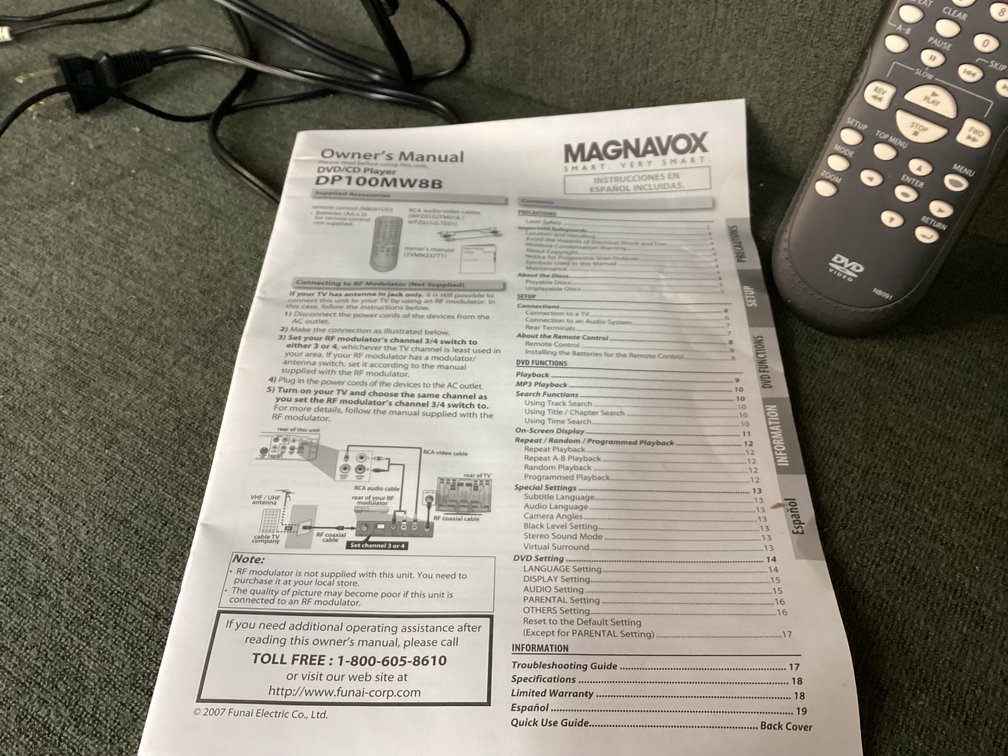 Image for DVD Player and Exercise DVD’s