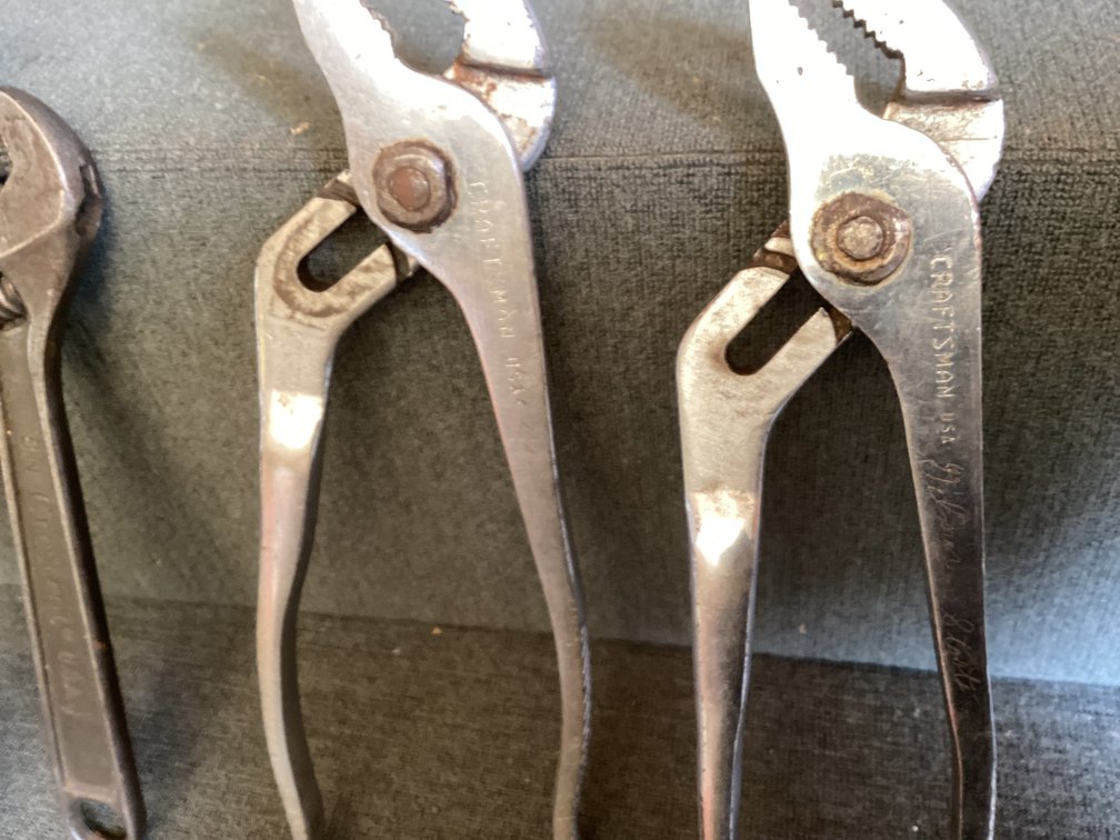 Image for Craftsman Channel locks and Crescent Adjustable Wrenches
