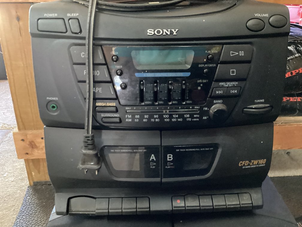 Image for Sony Stereo / Cassette Player & Speakers