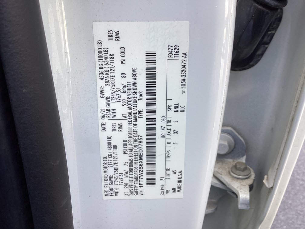 Image for 2021 Ford F250 XL Crew Cab Pick Up with Tool Boxes