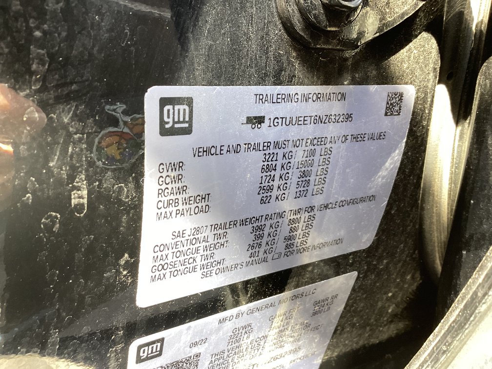 Image for 2022 GMC Sierra Crew Cab Pick up 1500 AT 4 with DuraMax Diesel
