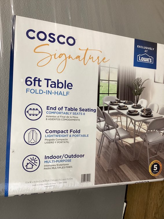 Image for Two Cosco 6’ Folding Tables