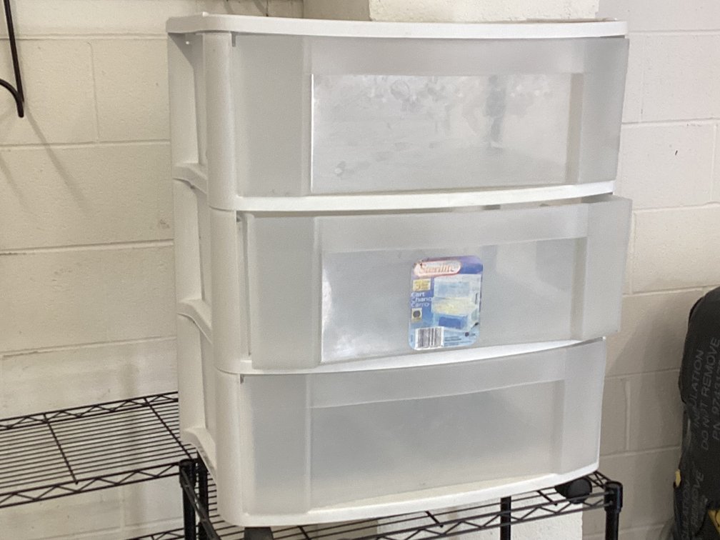 Image for Shelves and Plastic Drawer Unit