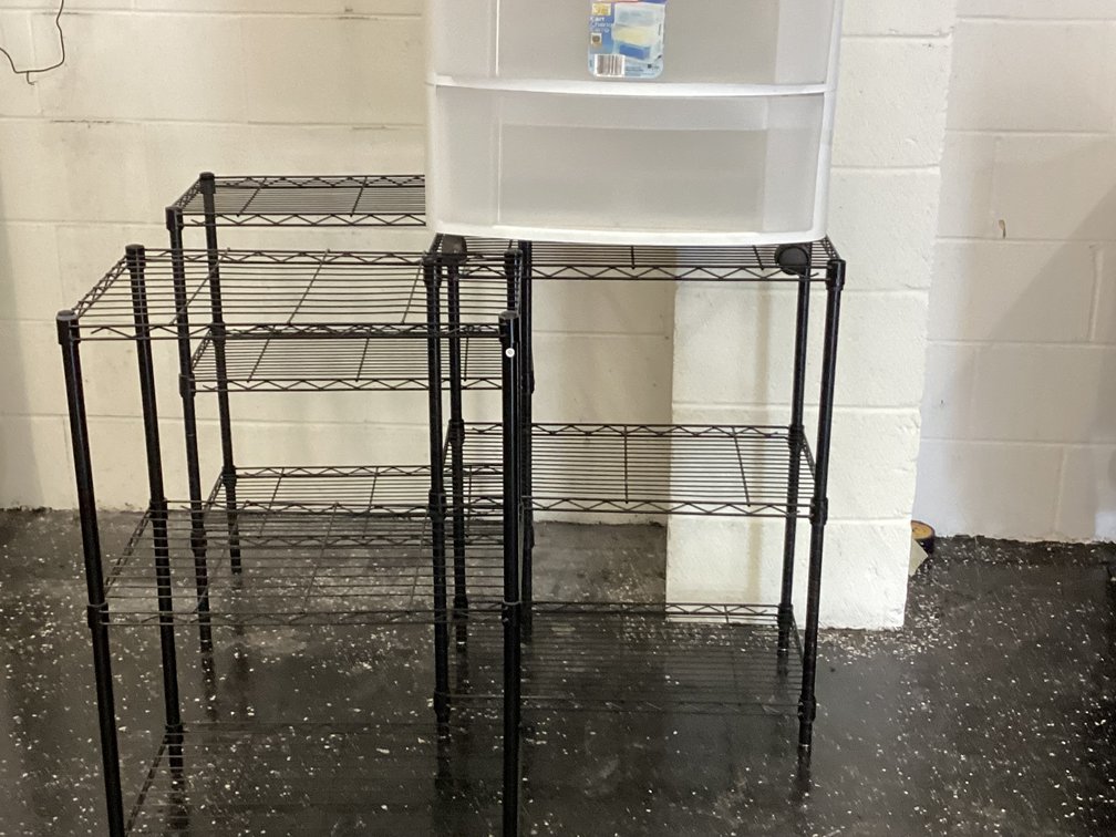 Image for Shelves and Plastic Drawer Unit