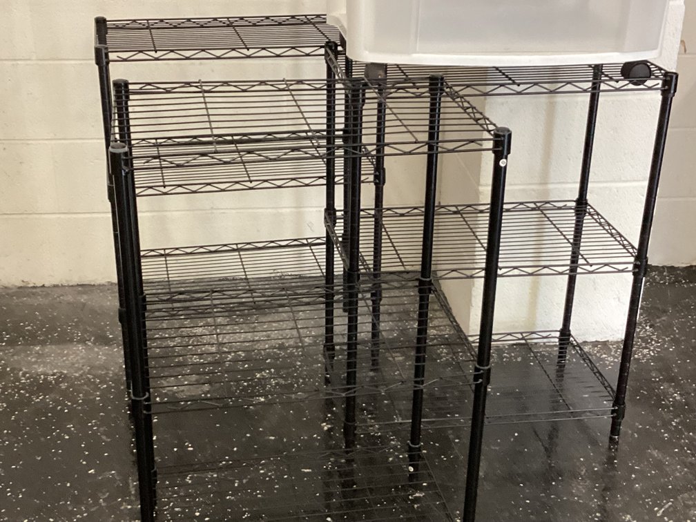 Image for Shelves and Plastic Drawer Unit