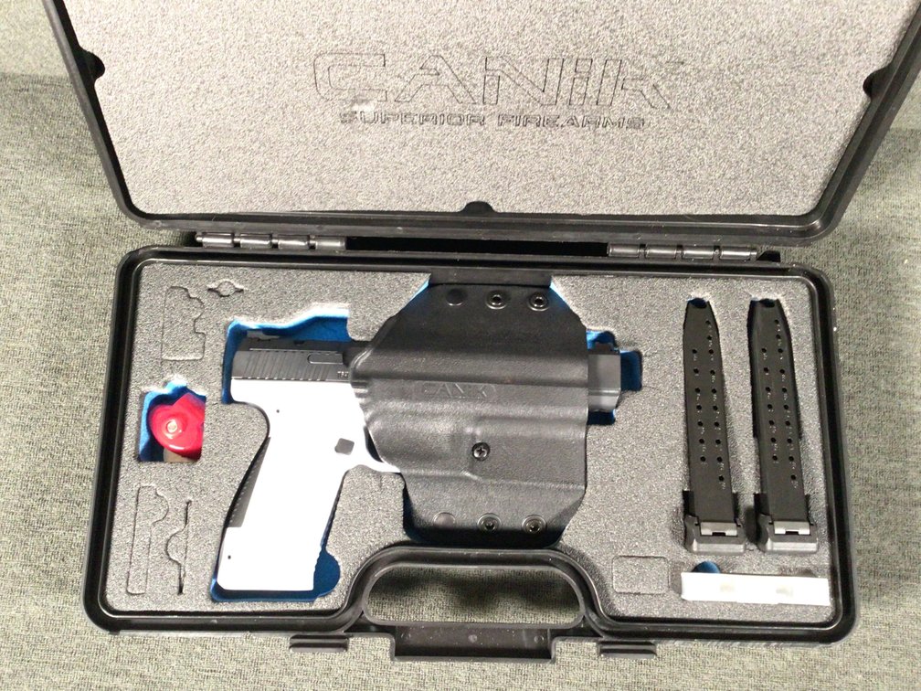 Image for CANiK Model TP9SFx 9 mm semi-auto pistol w/ case and holster