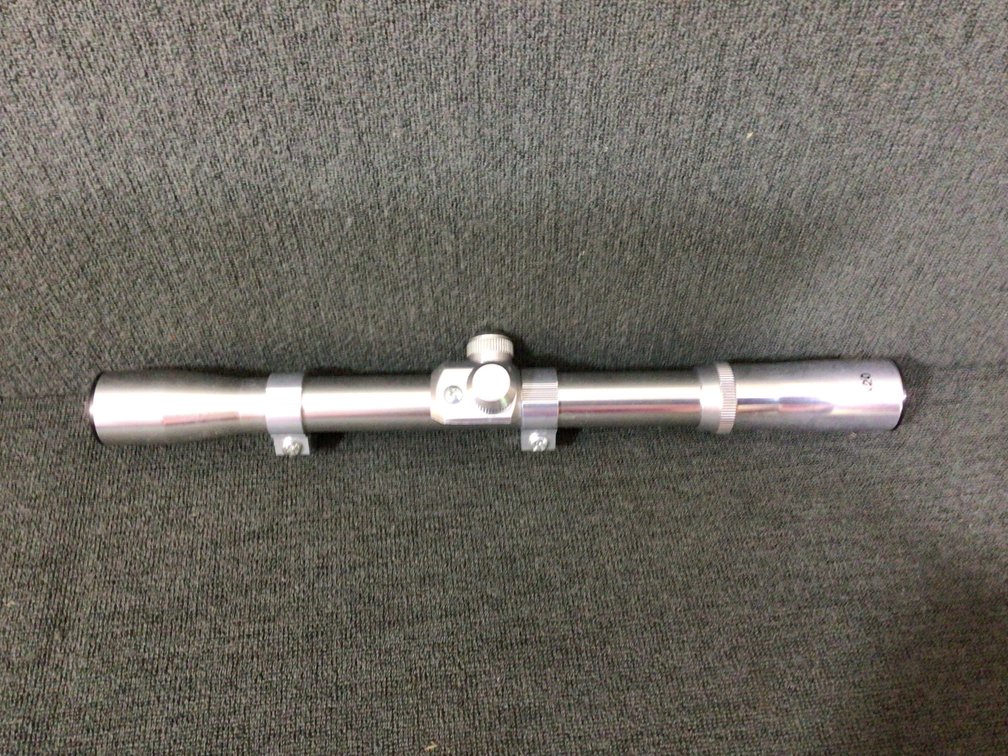 Image for Silver-finish 4 x 20 Riflescope, new-in-box