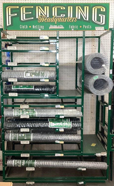 Image for Large Lot of Fencing and Display Rack