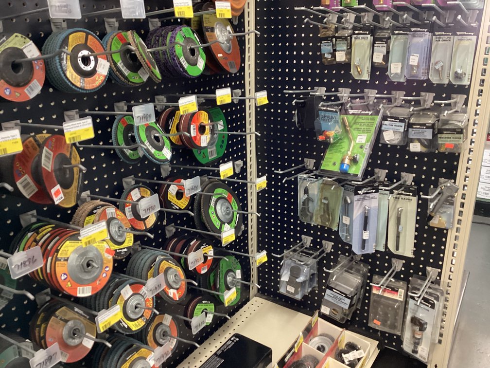 Image for Large Lot of Welding Supplies, Grinder, and Blades