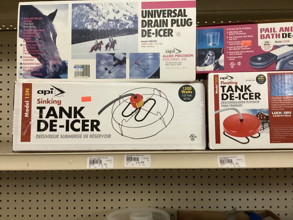 Image for Tank and Bucket Heaters