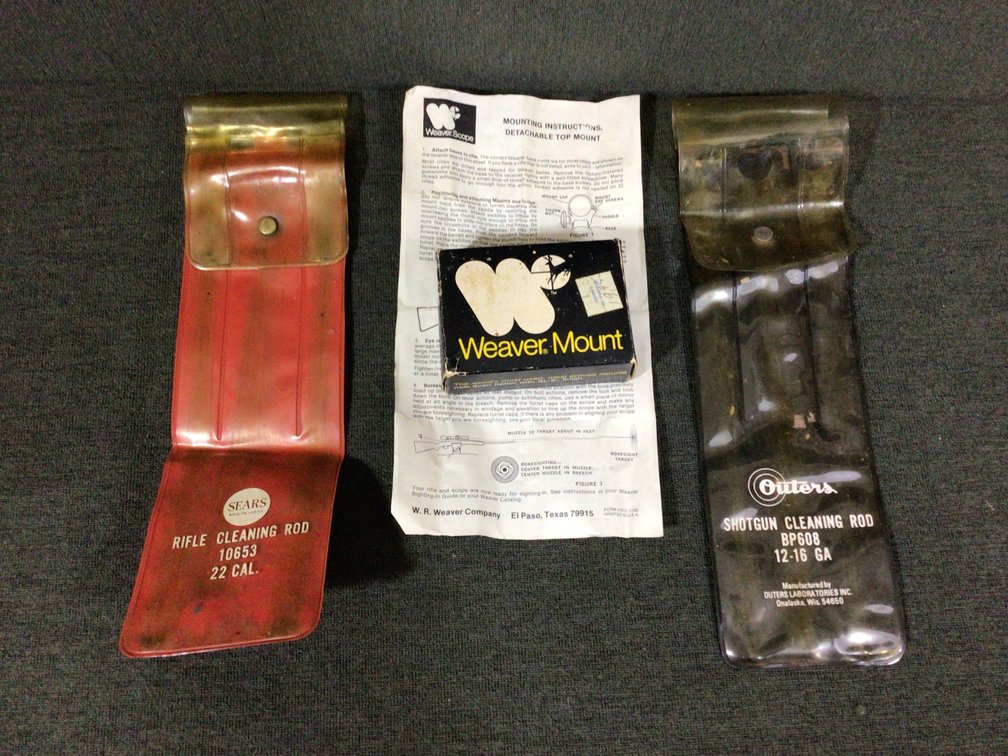 Image for Weaver Mount box and Two Cleaning Rod Cases