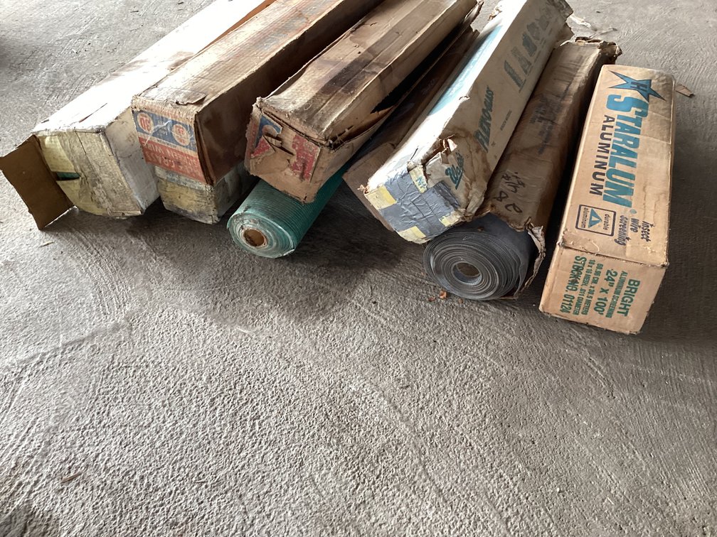 Image for Window Screen and Plastic Sheeting