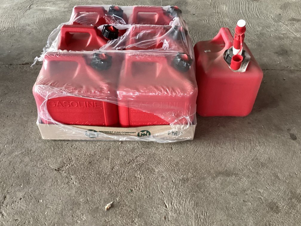 Image for Gasoline Cans - Seven 2 gallon Cans