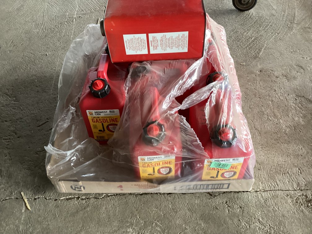 Image for Gasoline Cans - Eight 1 Gallon Cans - Eagle Can has no Spout