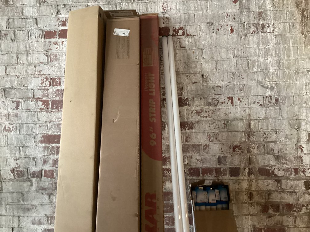 Image for Fluorescent Bulbs and One Light Fixture