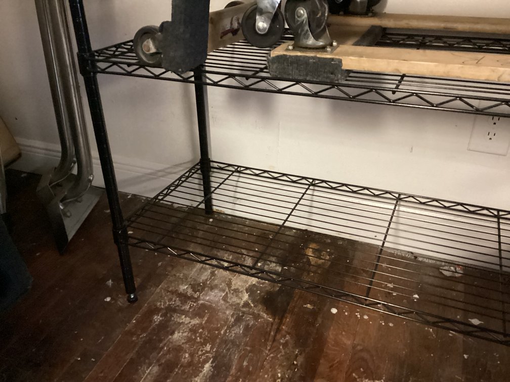 Image for Two Metal Storage Shelf Units