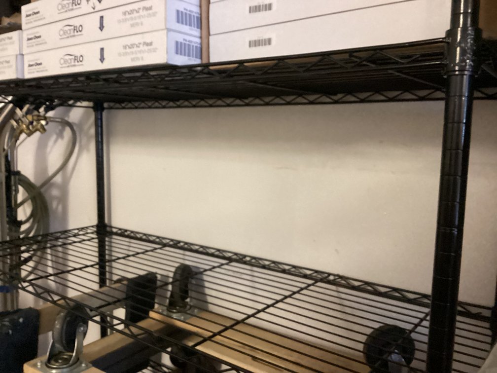 Image for Two Metal Storage Shelf Units