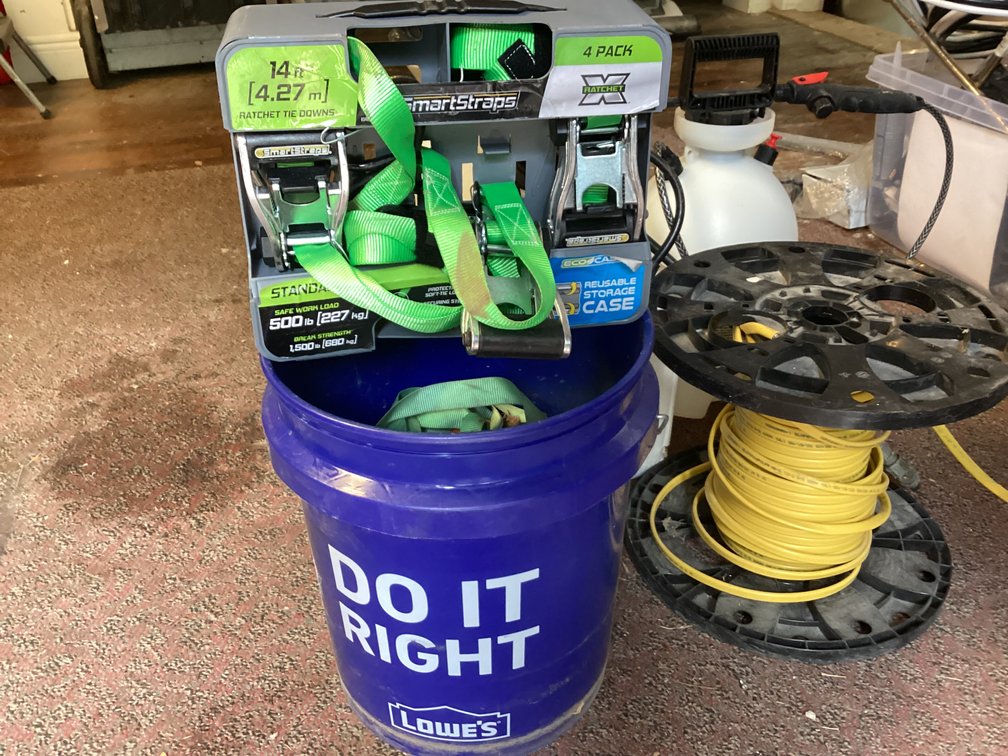 Image for Wire, Sprayers, and Ratchet Straps