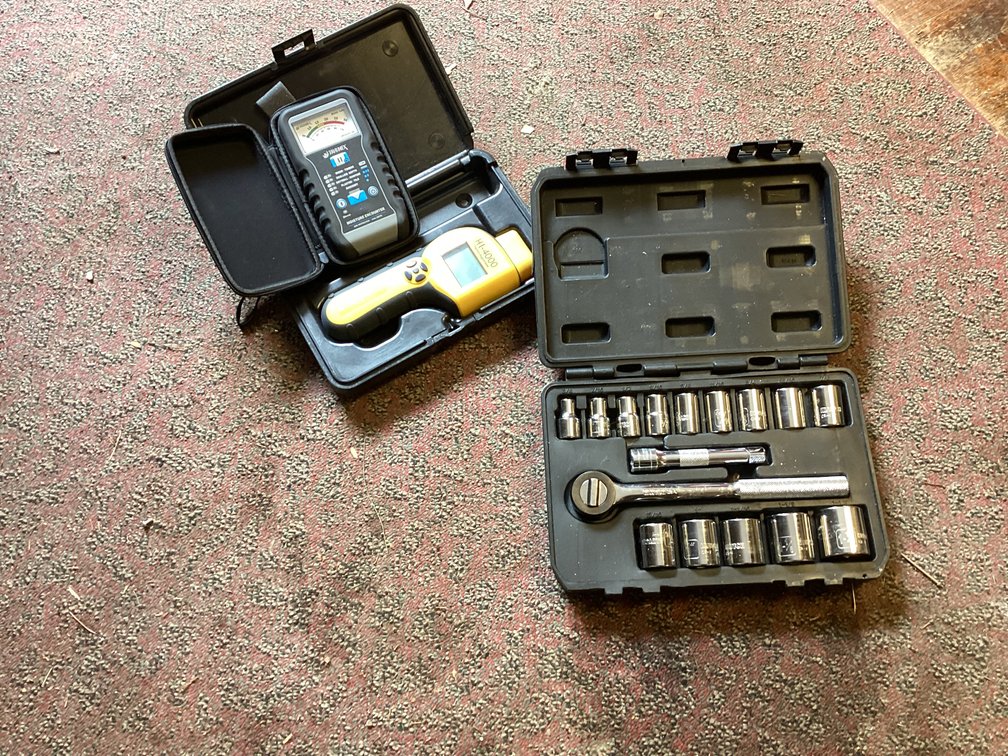 Image for Socket Set, Thermometer, and Moisture Meter