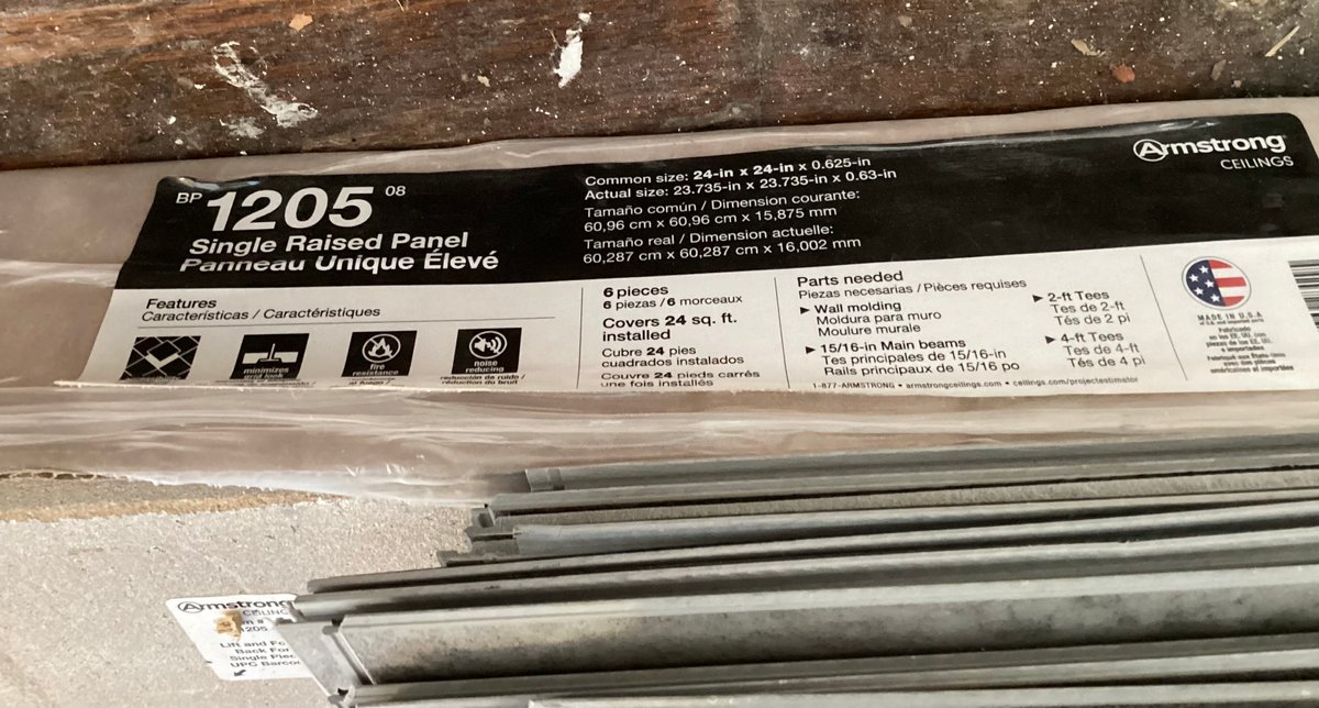 Image for Vinyl floor Tile and Ceiling Tiles