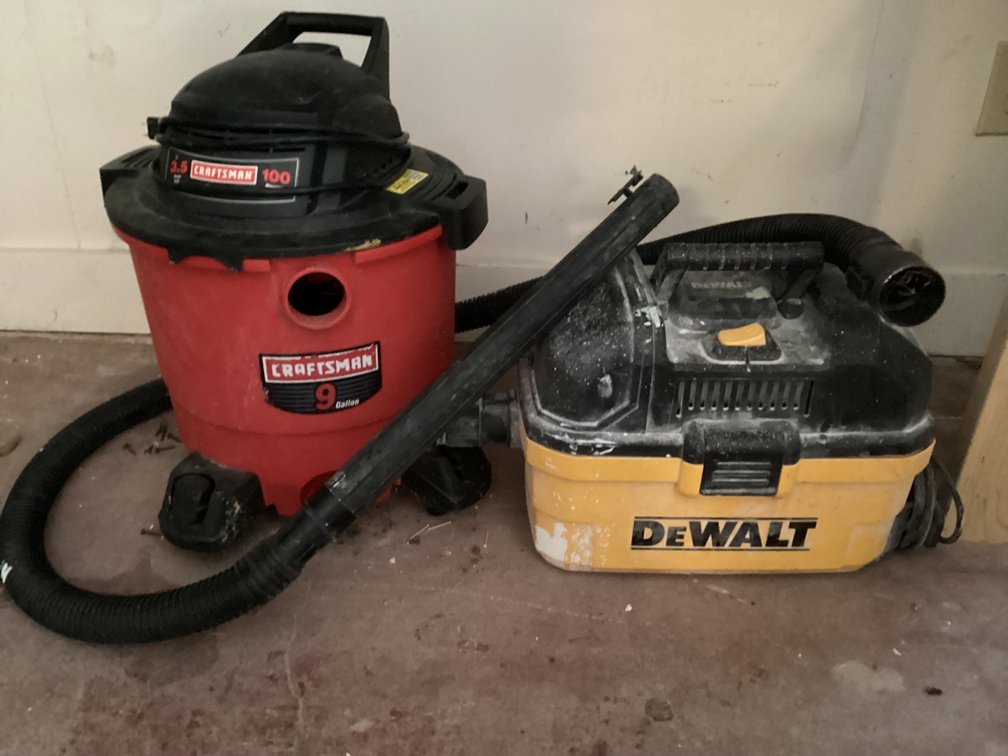 Image for DeWalt Vacuum and Craftsman Shop Vac