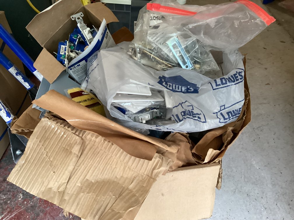 Image for Large lot of NEW Electrical Supplies