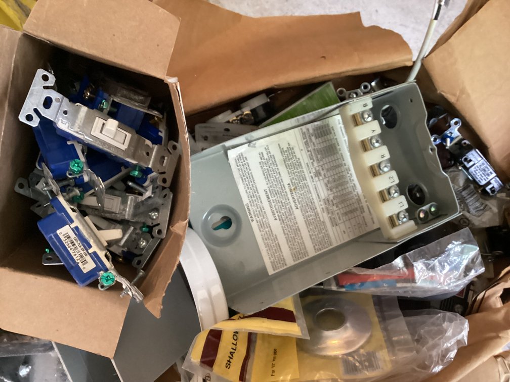 Image for Large lot of NEW Electrical Supplies