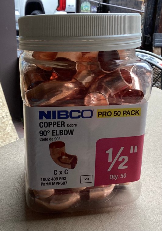 Image for 1/2” Copper Elbows