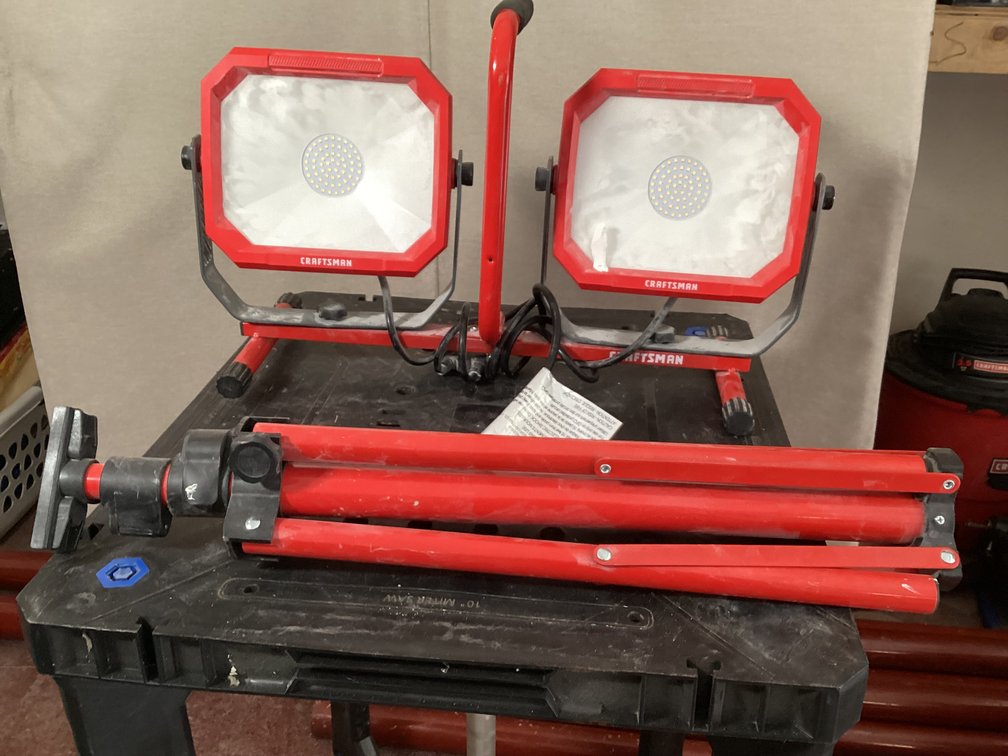 Image for Craftsman Work Light on Tripod