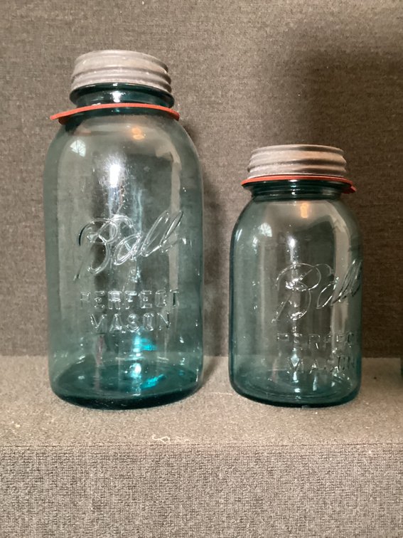 Image for Blue/green Fruit Jars