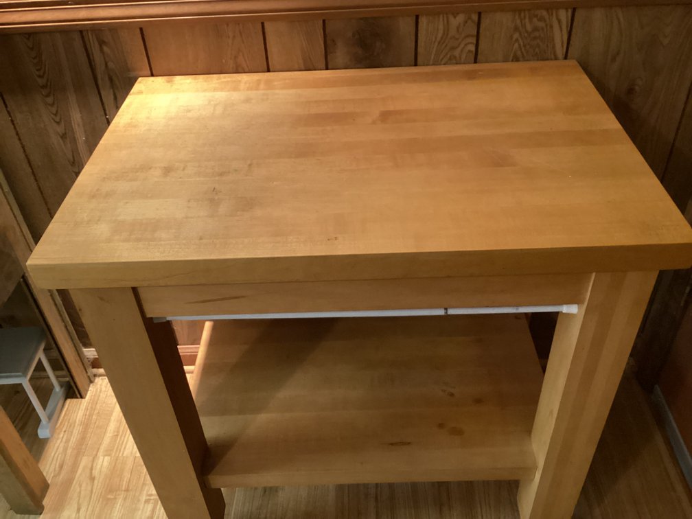 Image for Maple butcher block table