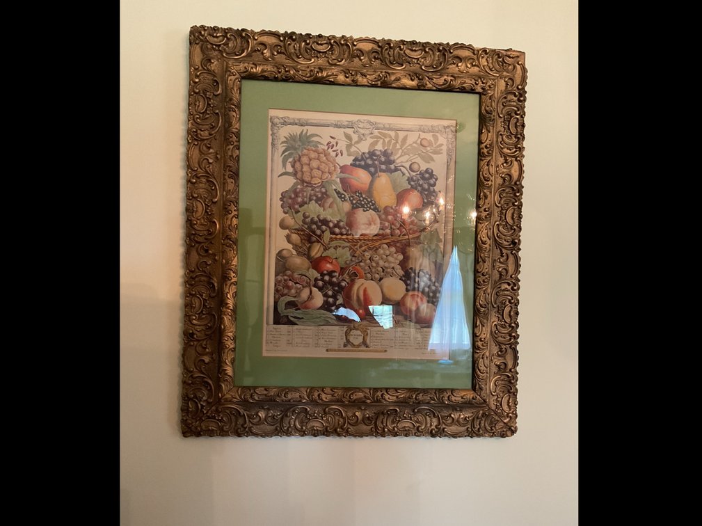 Image for Antique frame with print