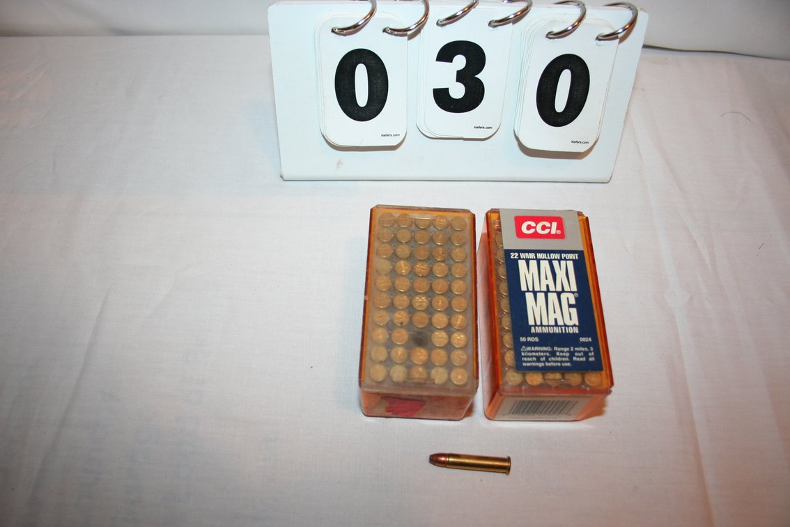 Image for 22 WMR Hollow Point (100 Rounds)