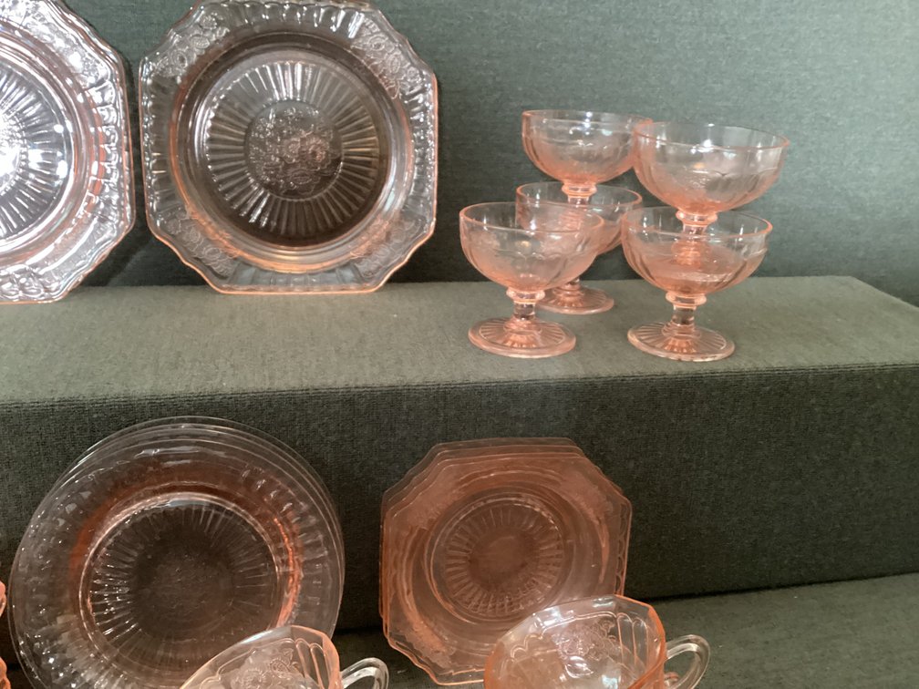 Image for Mayfair Pink Depression Glass