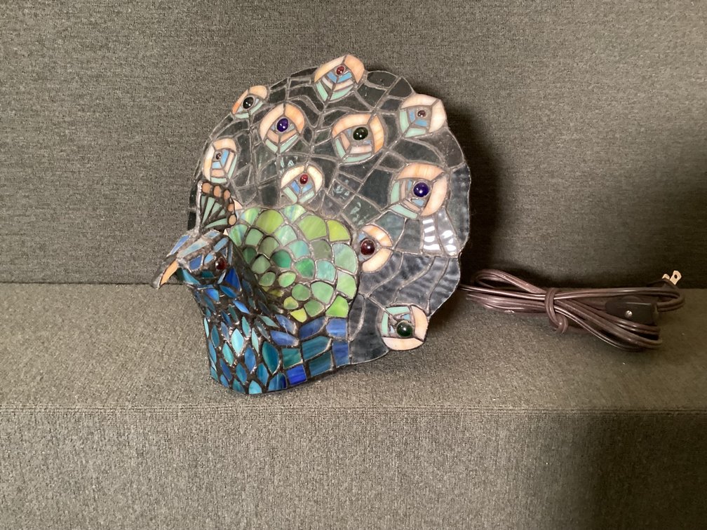 Image for Peacock Lamp